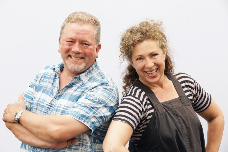 Jon Culshaw and Alex Kingston (c) Tony Whitmore