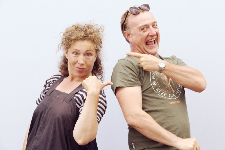 Alex Kingston and Tim Treloar (c) Tony Whitmore