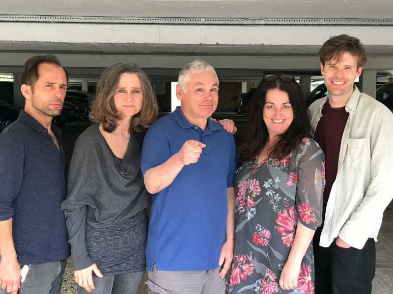 Max Day (Leonard Brooke), Abi Harris (Enid Shilling), Matthew Waterhouse (Lord Robert Pluck), Rebecca Crinnion (Peggy Pinn), Radley Mason (Sergeant Derry)