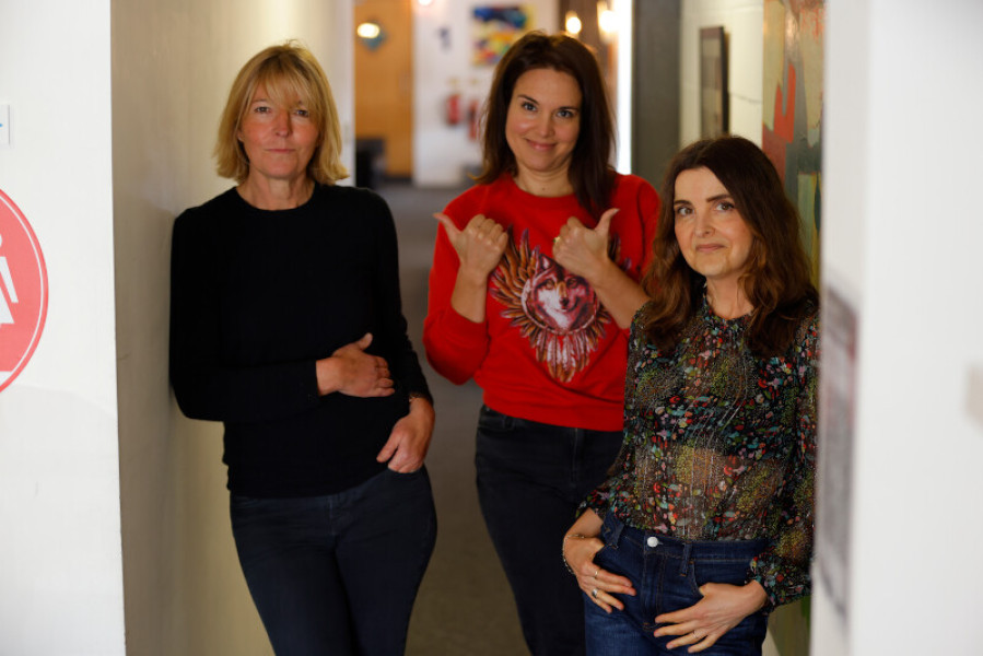 Jemma Redgrave (Kate Stewart), Ingrid Oliver (Osgood), Tracy Wiles (Jacqui McGee)