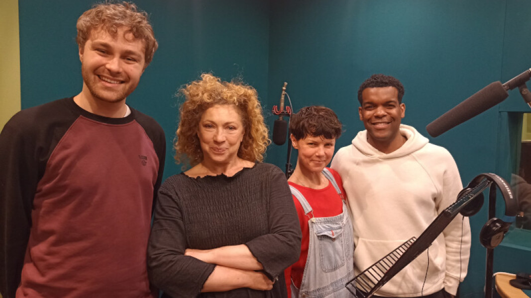 Sam Stafford, Alex Kingston, Sarah-Jane Potts, Jay Perry