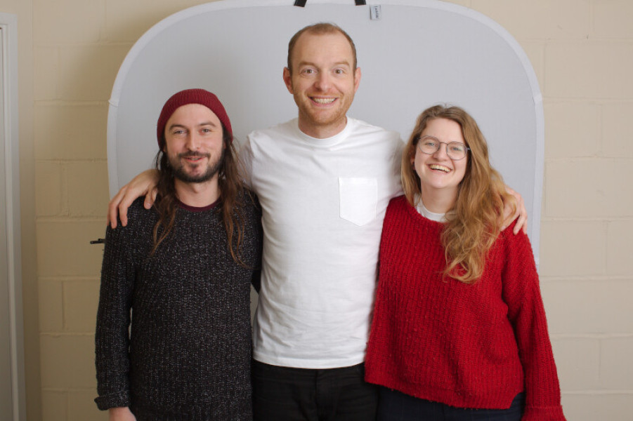 Stewart Pringle, Tom Price, Lauren Mooney © Tony Whitmore