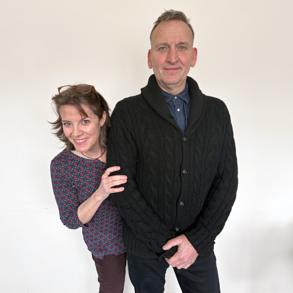 Lisa Bowerman and Christopher Eccleston