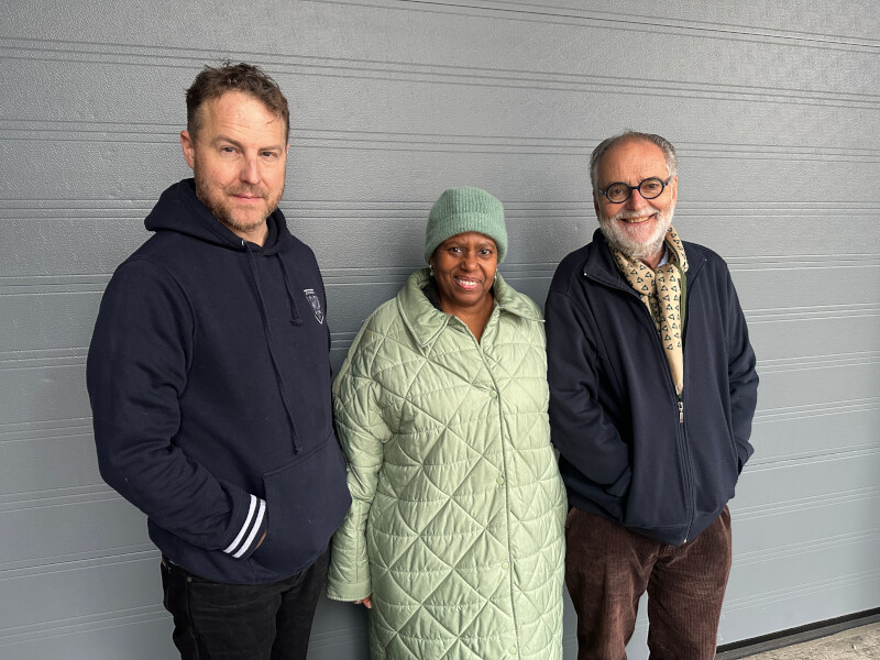 Samuel West, Pamela Nomvete and Gareth Armstrong