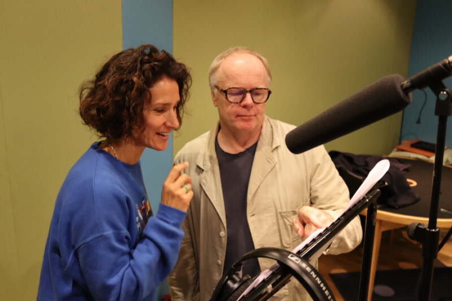 Jason Watkins and Indira Varma 1