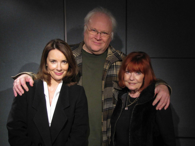 Colin Baker, Nicola Bryant and Deborah Watling