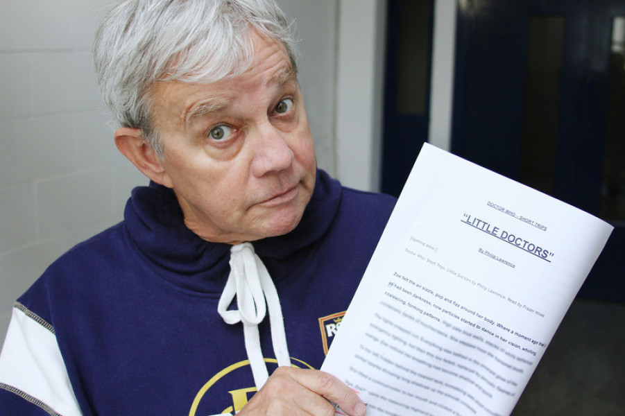 Frazer Hines in studio