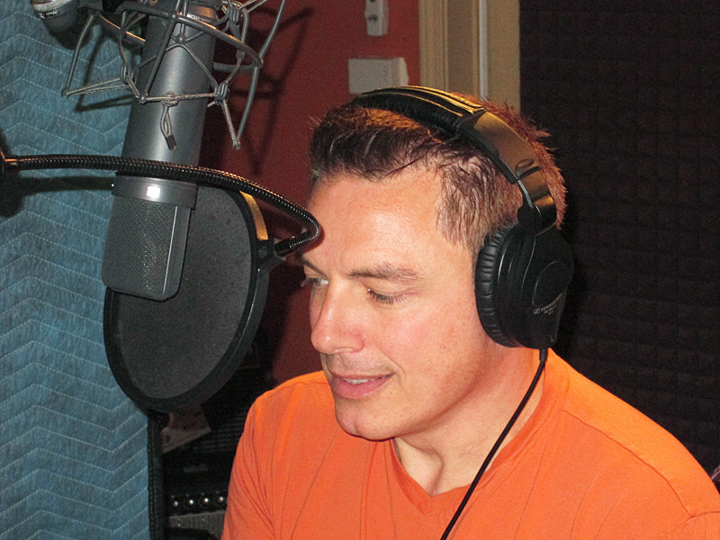 John Barrowman recording in LA