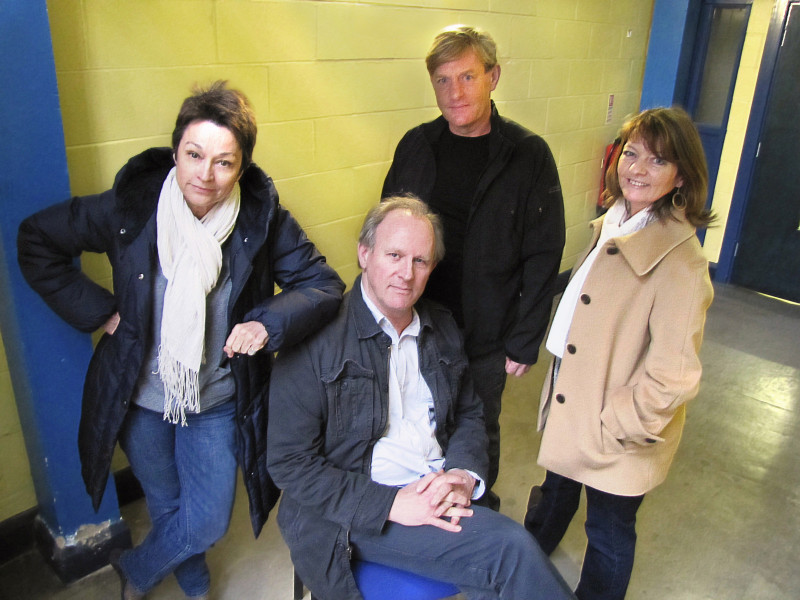 Janet Fielding, Peter Davison, Mark Strickson and Sarah Sutton