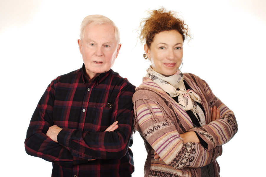 Derek Jacobi and Alex Kingston