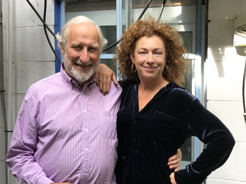 Alex Kingston and Christopher Benjamin