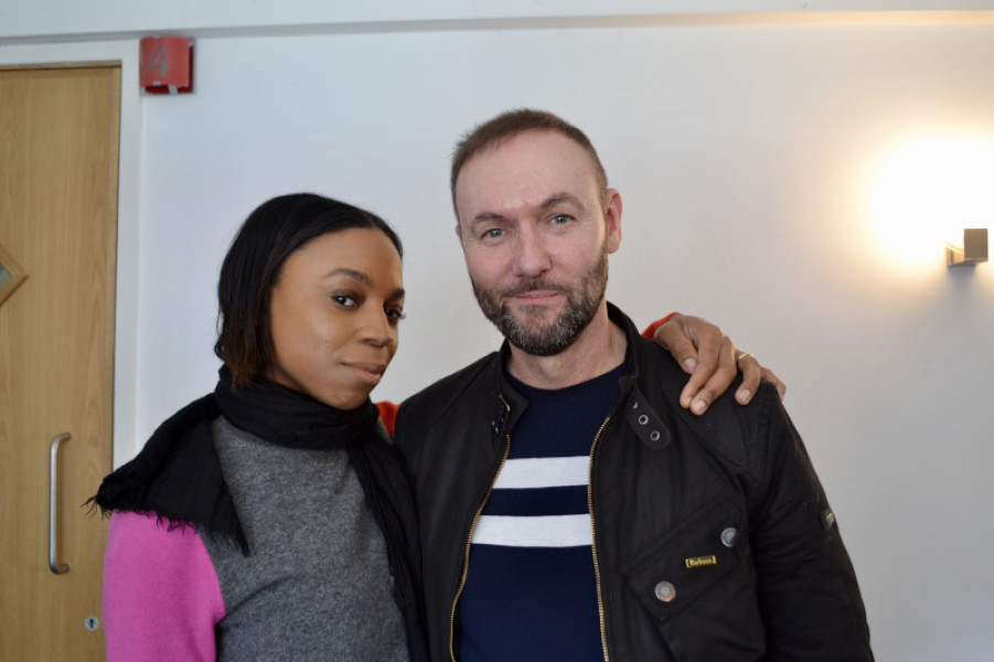 Pippa Bennett-Warner (Livia) and Seán Carlsen (Narvin)