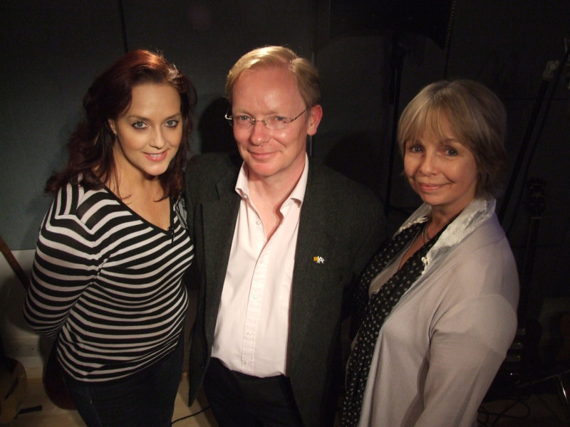 Lalla Ward, Suanne Braun and Andrew Smith